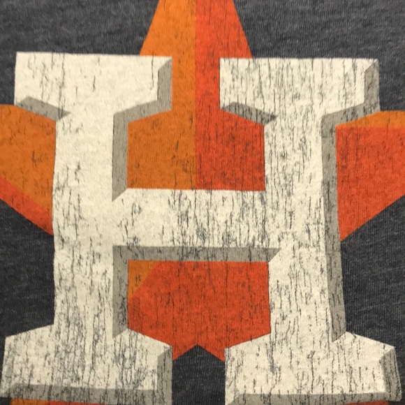 2022 World CHAMPS Houston Astros Sz M Star H Town Heather Blue GO STROSSSSS. - Picture 3 of 9